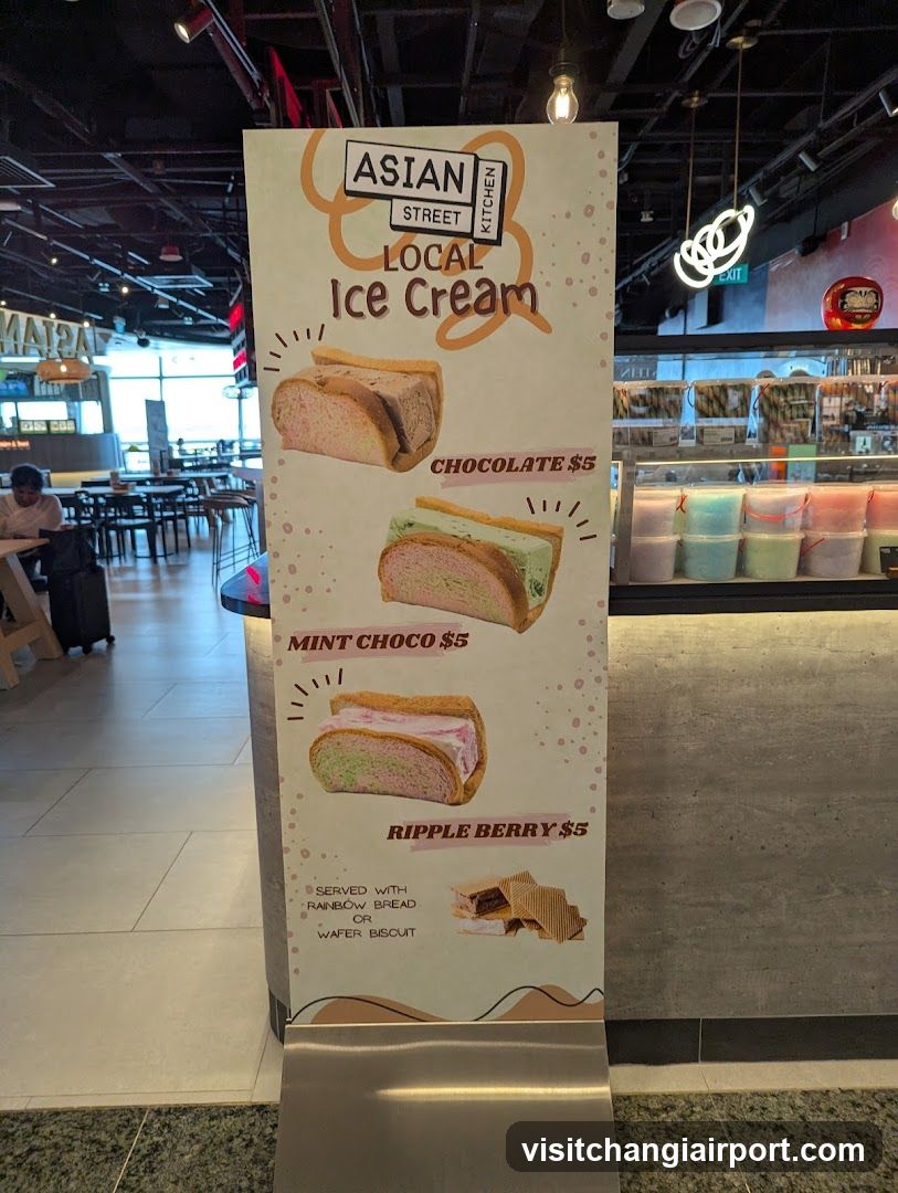 Asian Street Kitchen Local Ice Cream Menu