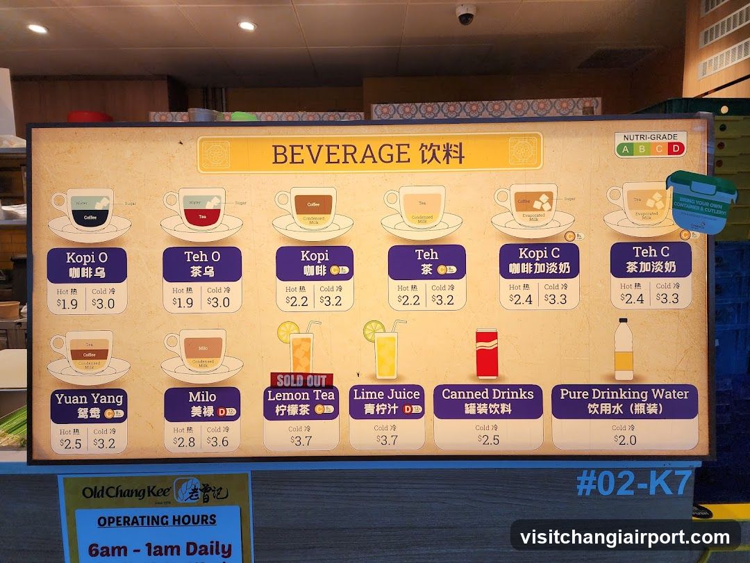 Beverage Menu Board