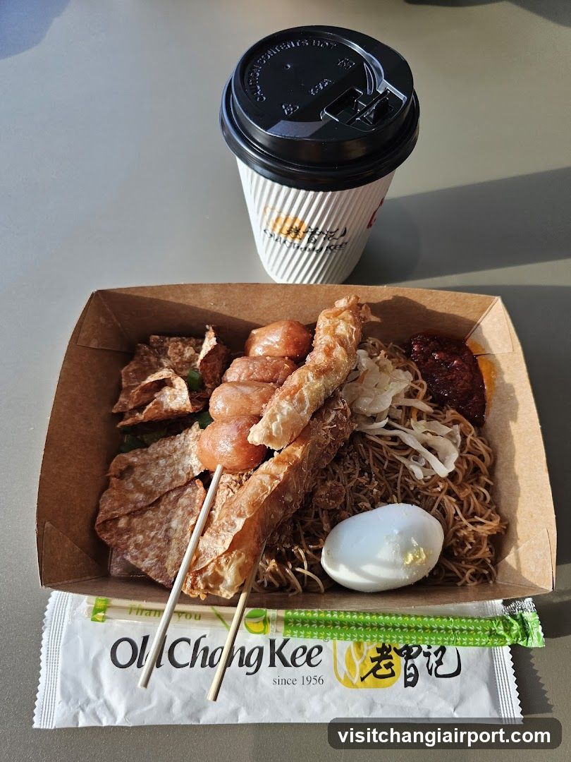 Noodle Meal with Coffee