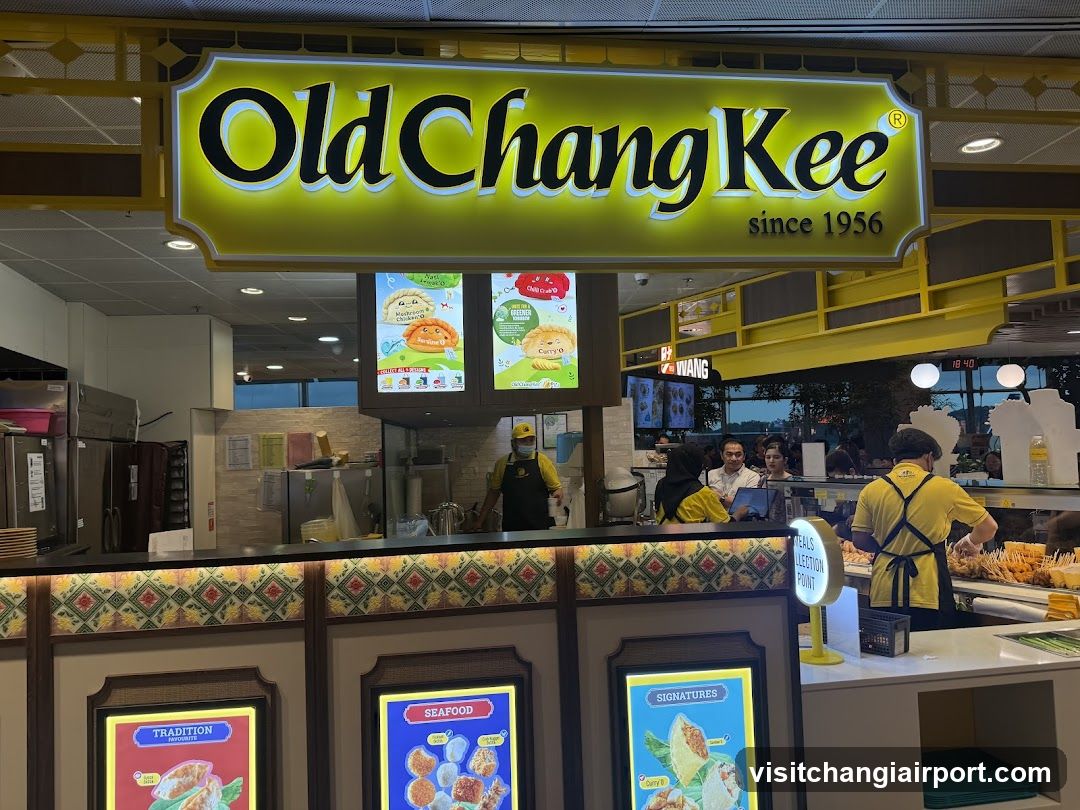Old Chang Kee Food Stall Interior