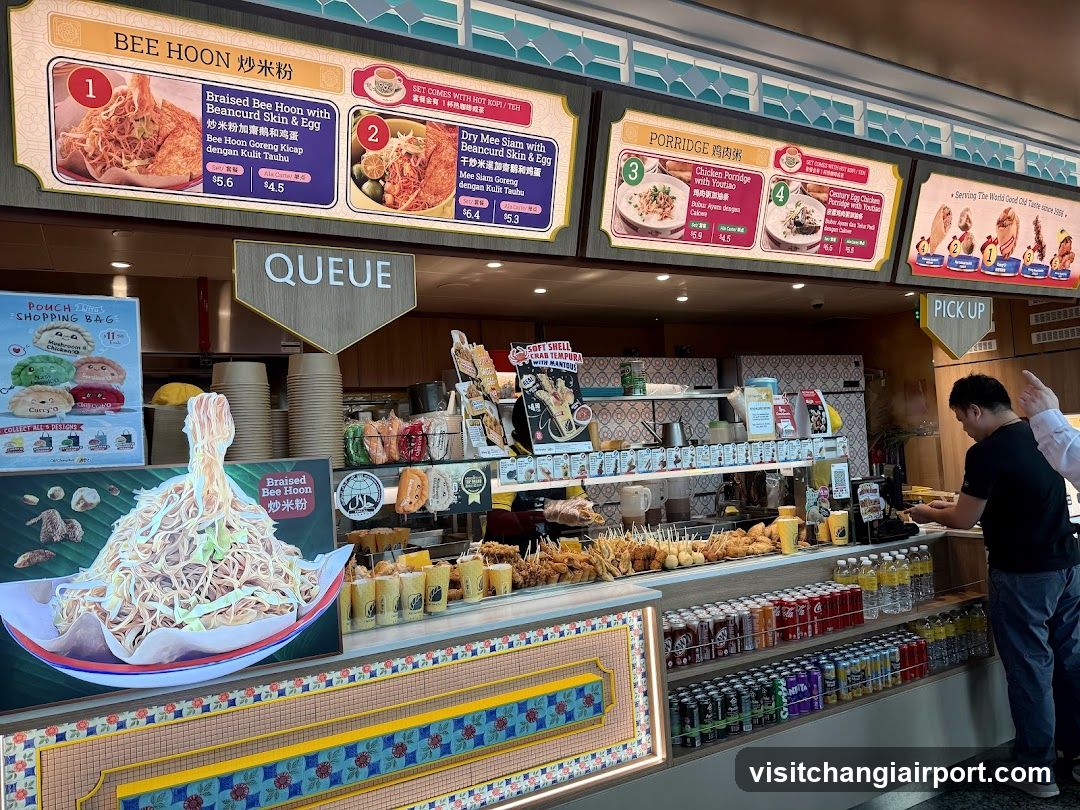 Food Stall Counter Display