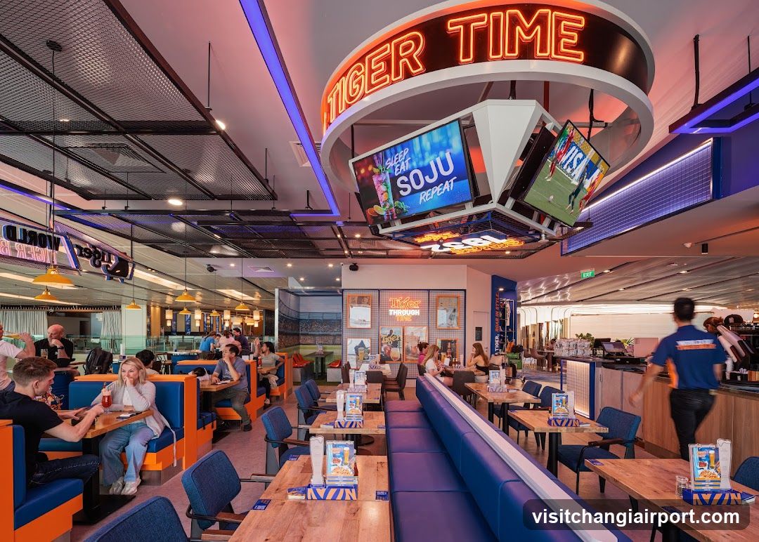 Tiger Time Sports Bar Interior