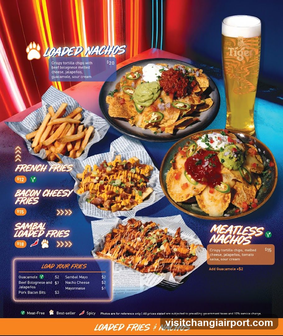 Loaded Nachos & Fries Menu Page