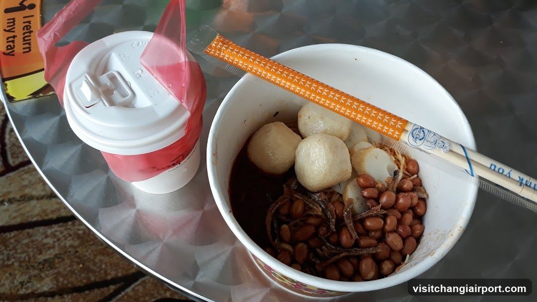 Takeout Meal with Drink and Chopsticks