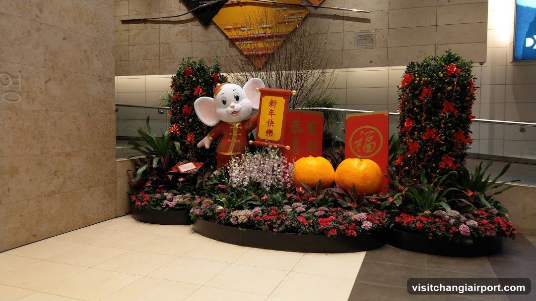 Chinese New Year Decor Display