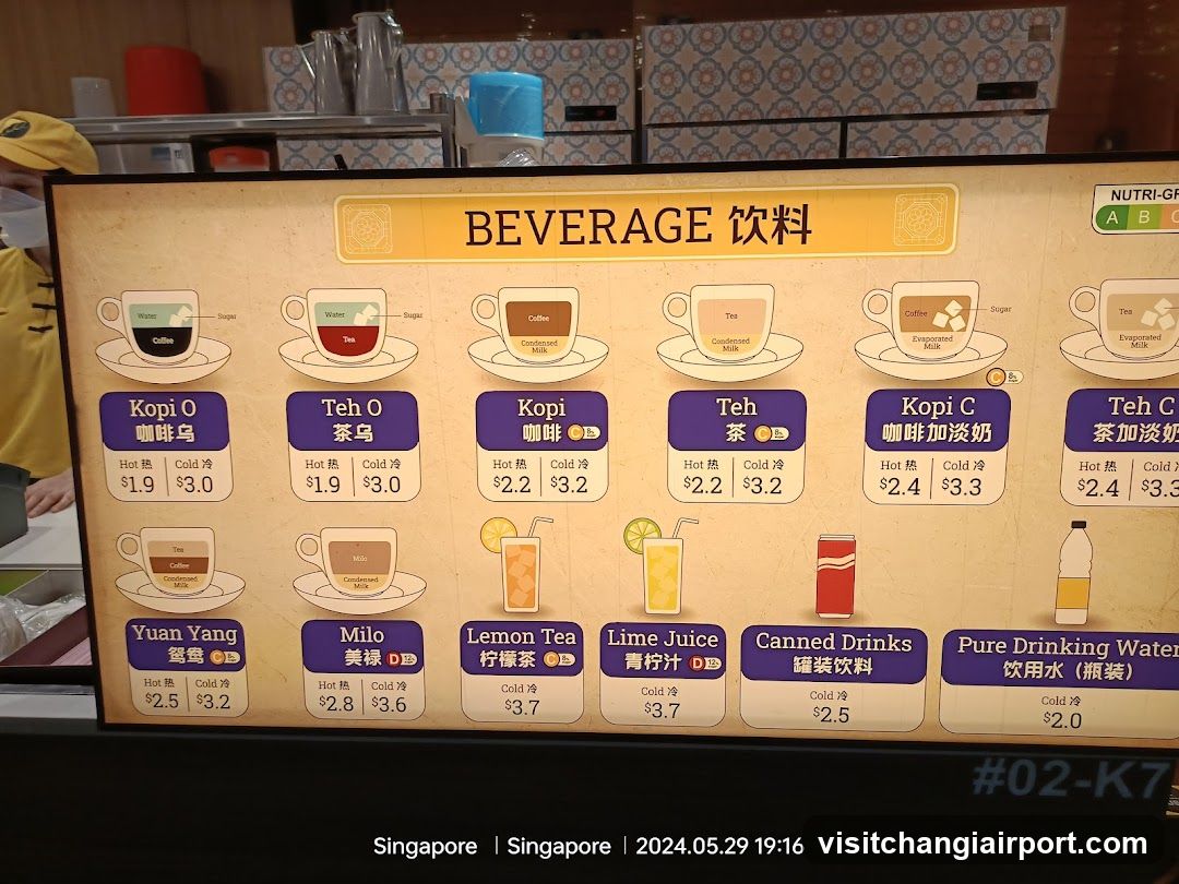 Beverage Menu Board