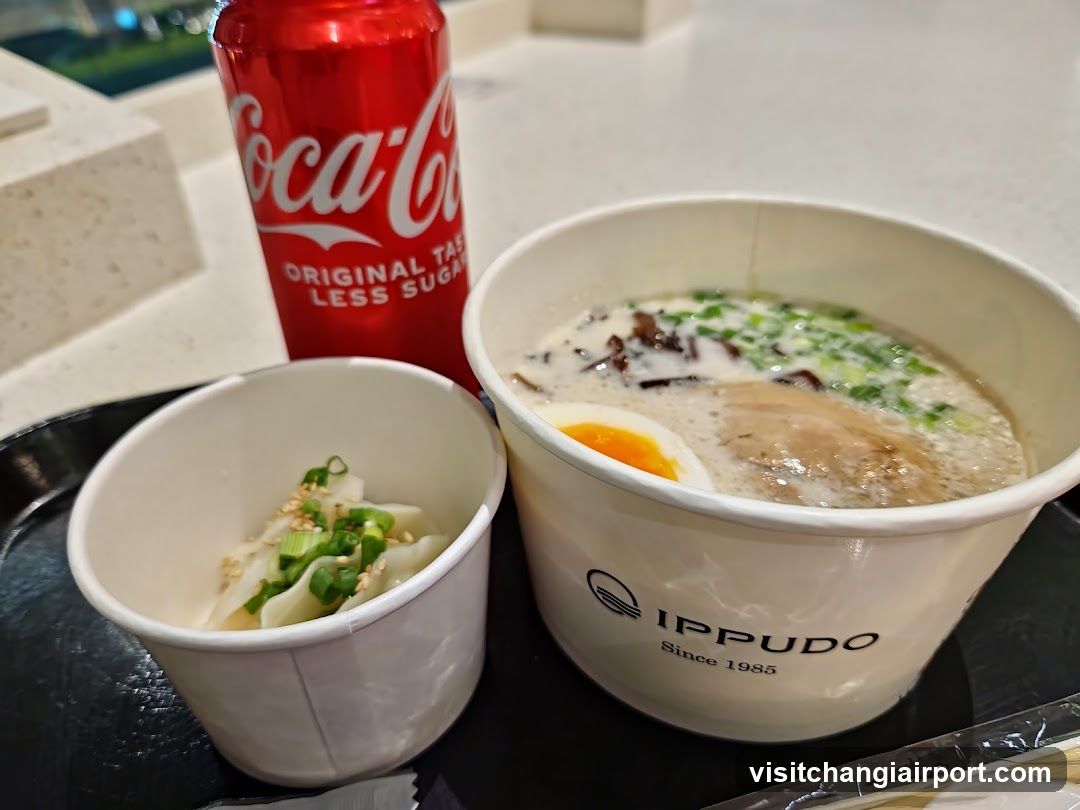Ippudo Ramen Meal with Coca-Cola