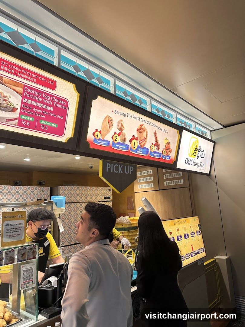 Food Counter Interior View