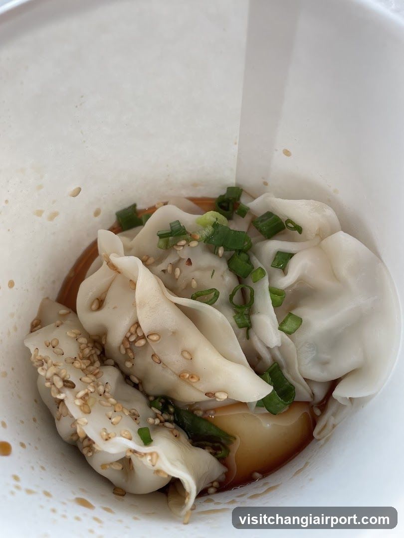 Dumplings in a bowl