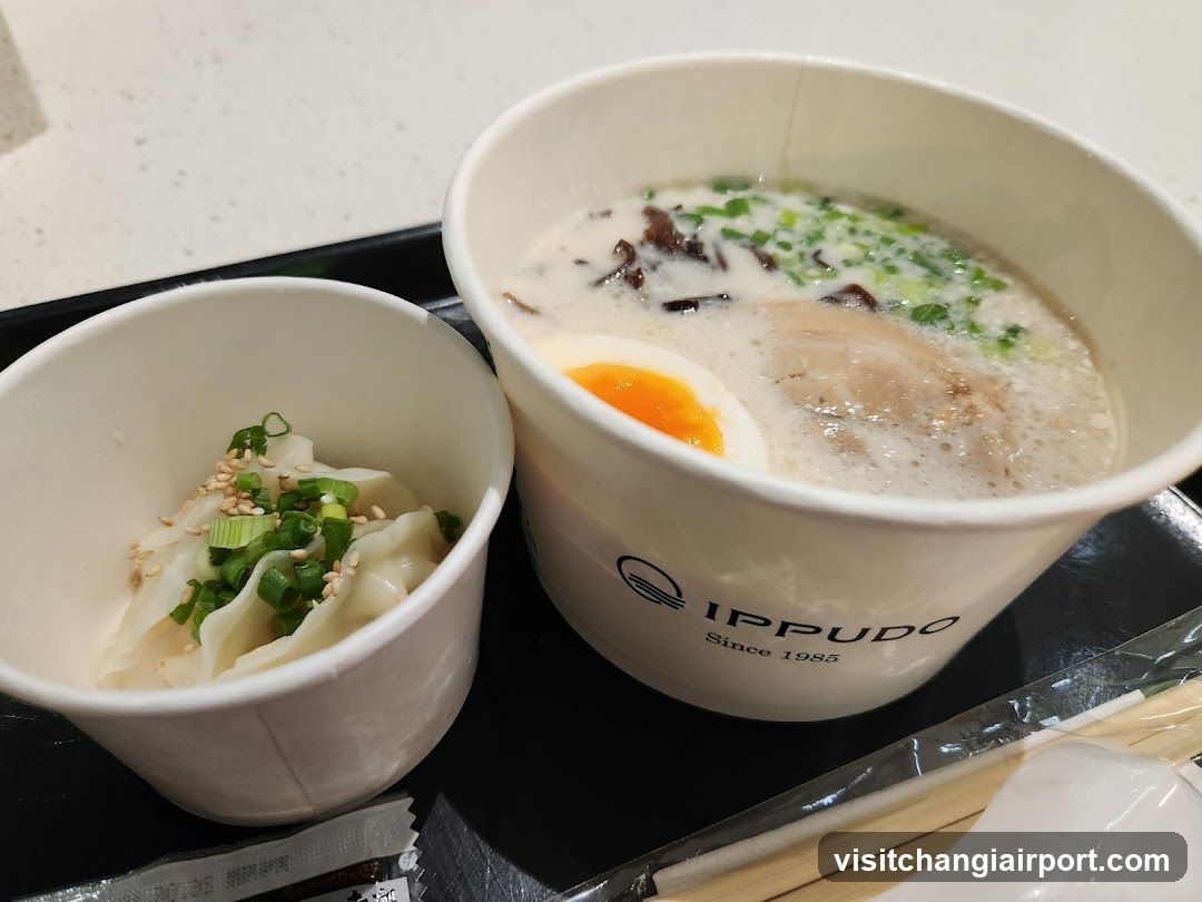Ippudo Ramen and Dumpling Meal