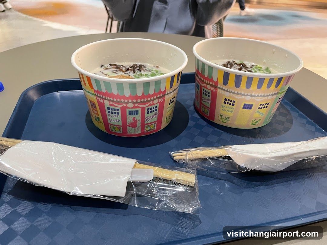 Ramen Bowls on Tray