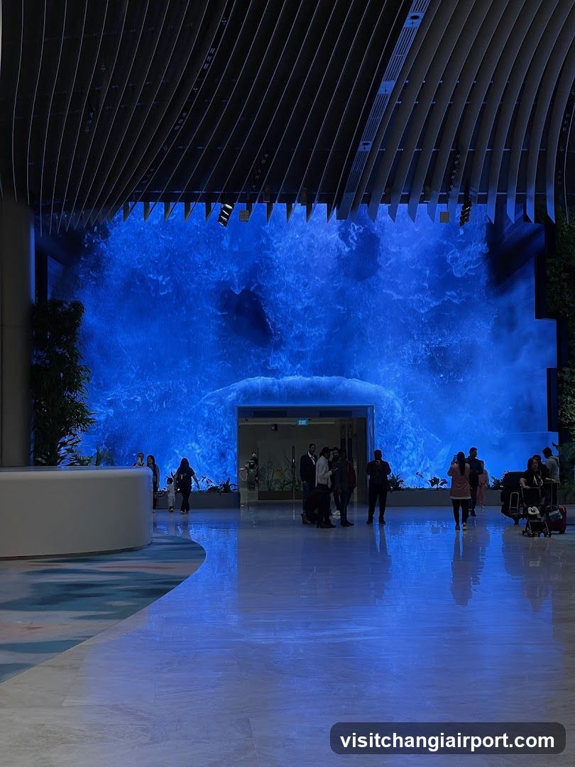 Blue Waterfall Interior