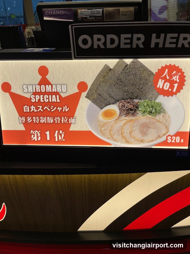 Shiromaru Special Ramen Display