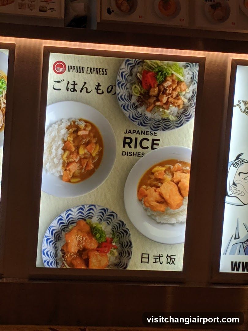 Ippudo Express Menu Display