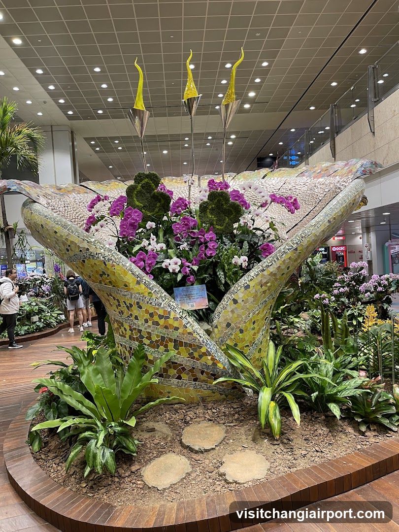 Flower Display in Indoor Space