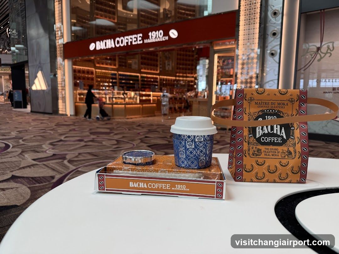 Bacha Coffee Merchandise Display