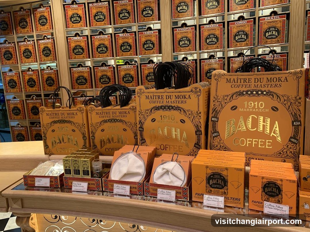 Bacha Coffee Shop Interior Display