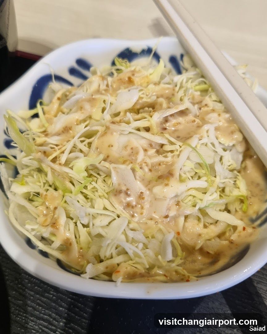 Cabbage Salad with Dressing