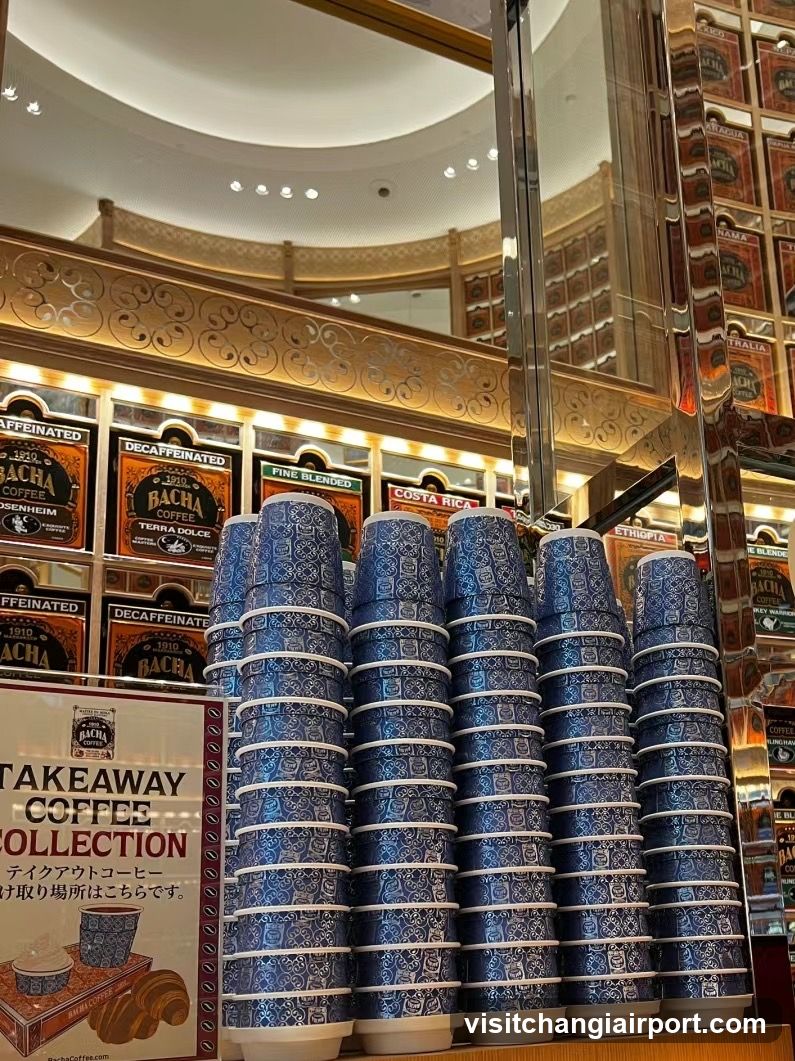 Bach Coffee Takeaway Cups Display
