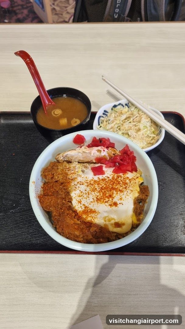Korean Fried Chicken Bowl with Side Dishes