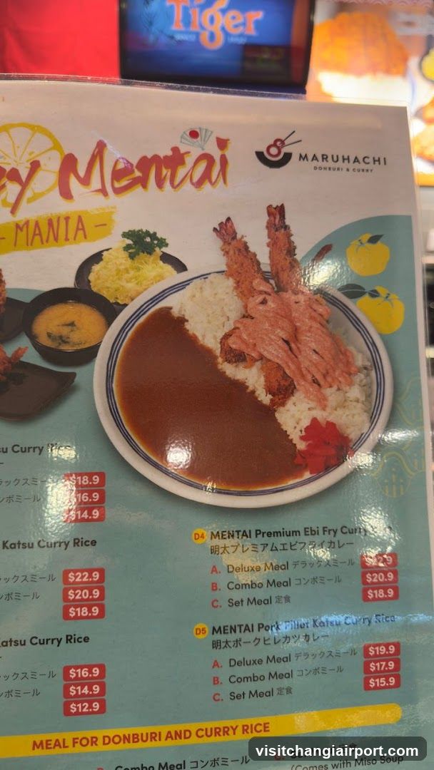 Maruhachi Donburi & Curry Menu