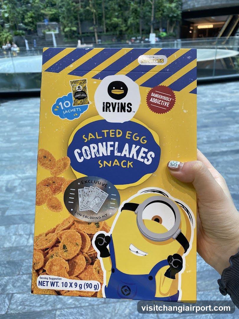 Irvin's Salted Egg Cornflakes Snack Box