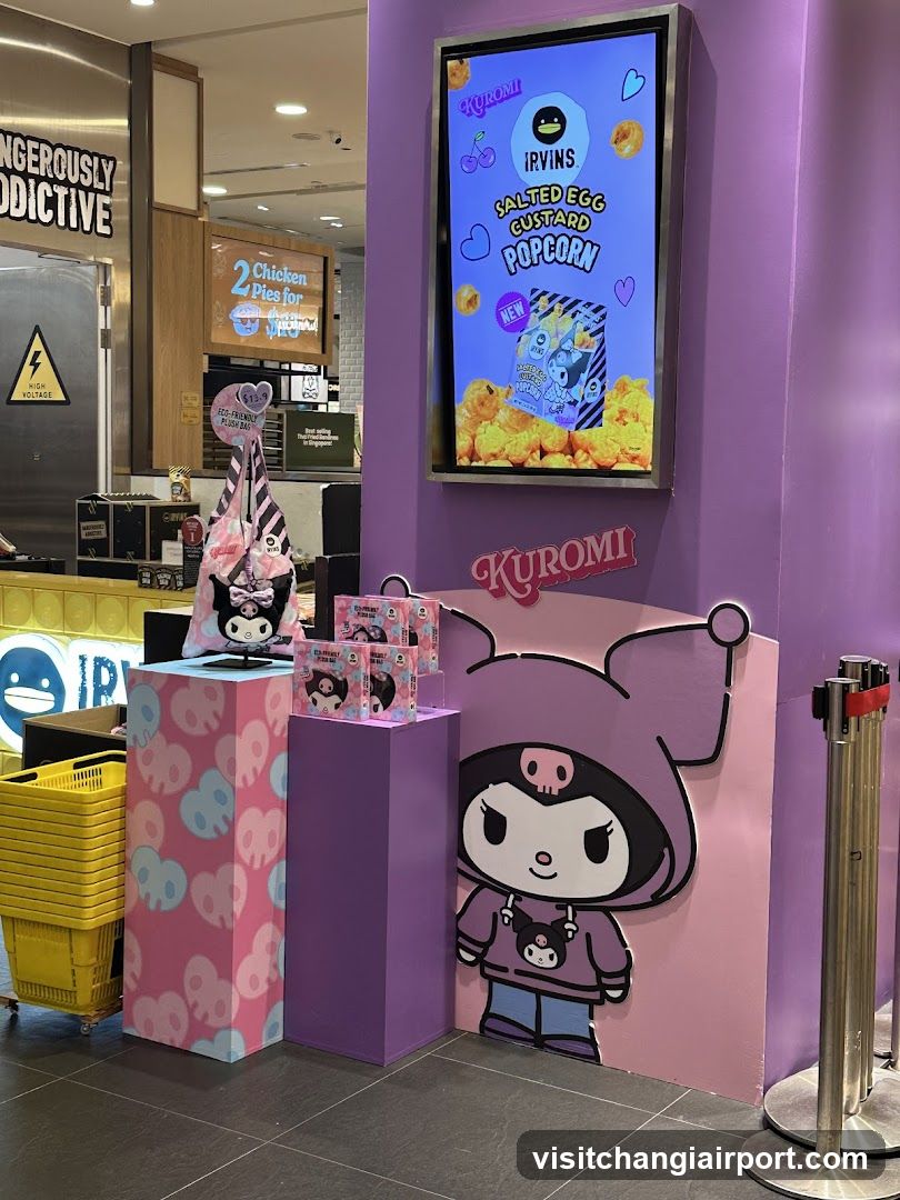 Kuromi and Irvins Popcorn Display