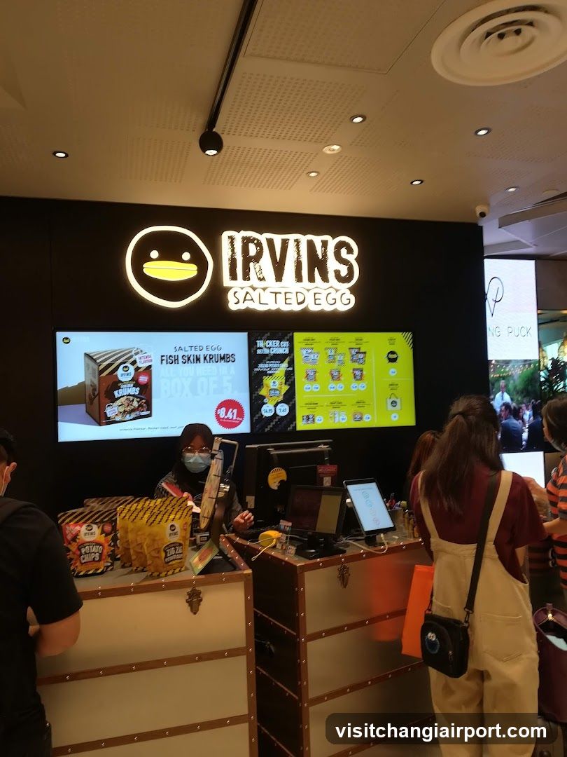 Irvin's Salted Egg Store Interior