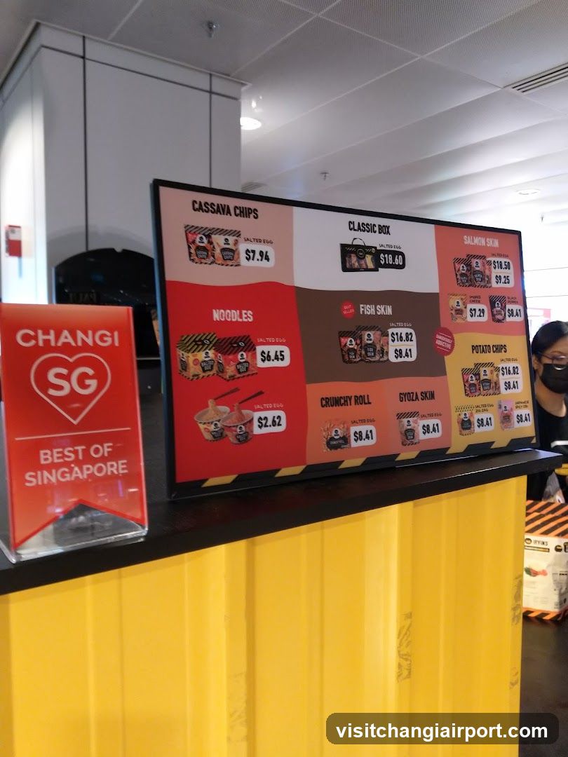 Changi SG Menu Board
