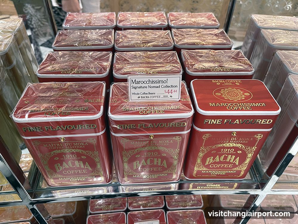 Bacha Coffee Tins Display