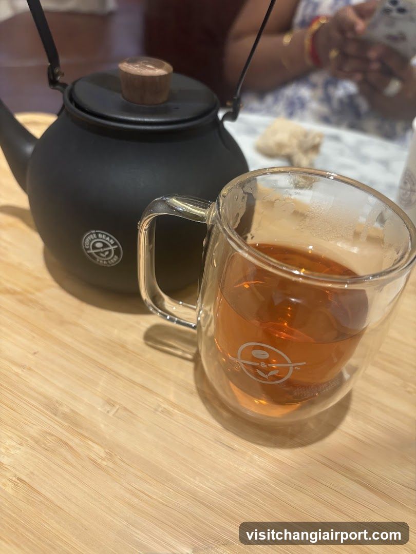 Tea Set on Wooden Table