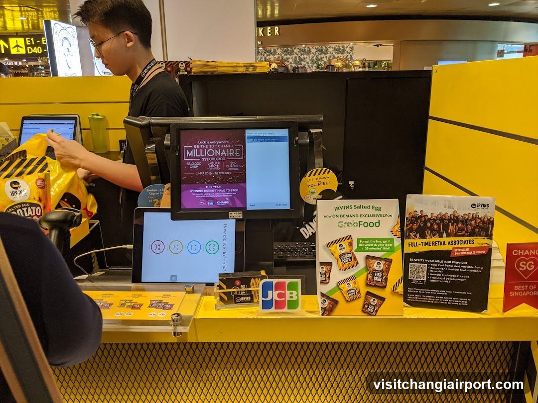 Checkout Counter with Promotional Displays