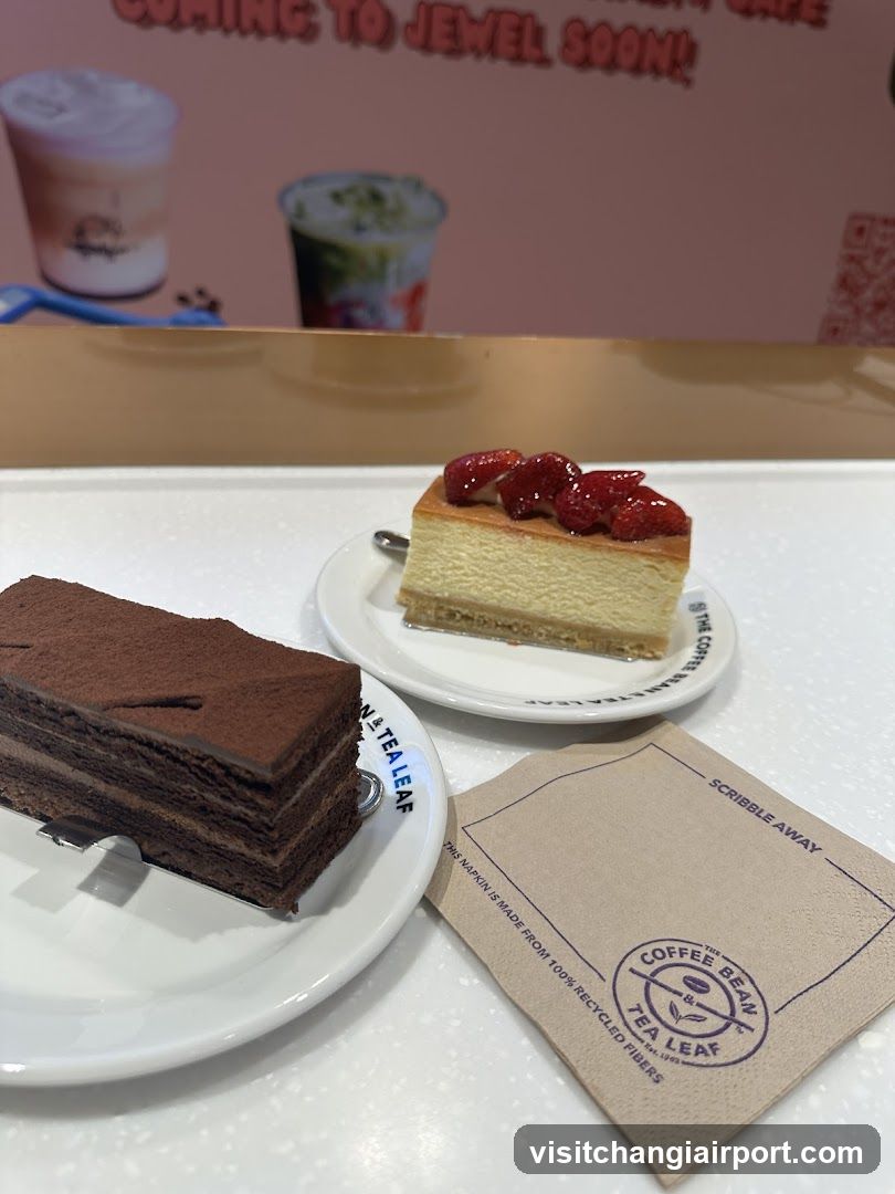 Dessert Display with The Coffee Bean & Tea Leaf Branding