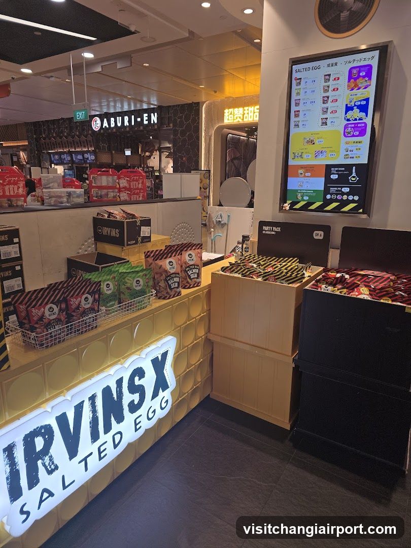Irvin's Salted Egg Shop Interior