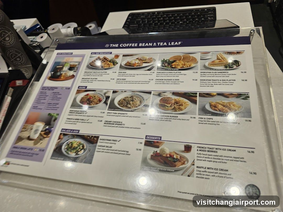 The Coffee Bean & Tea Leaf Menu