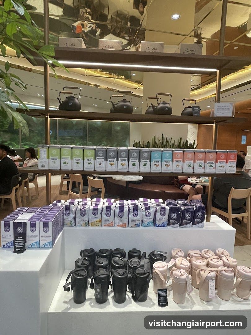 Tea Shop Interior Display