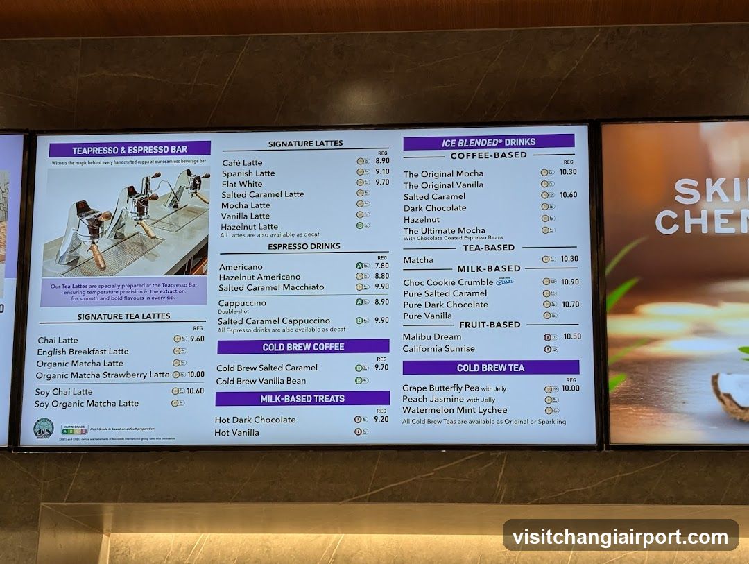 Teapresso & Espresso Bar Menu Board