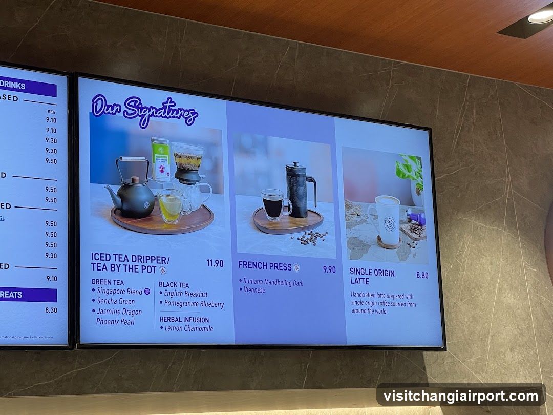 Our Signatures Menu Board