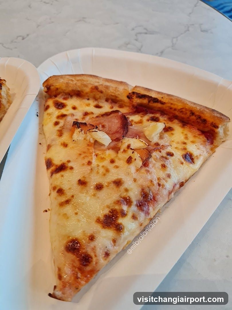 Pizza Slice on Paper Plate