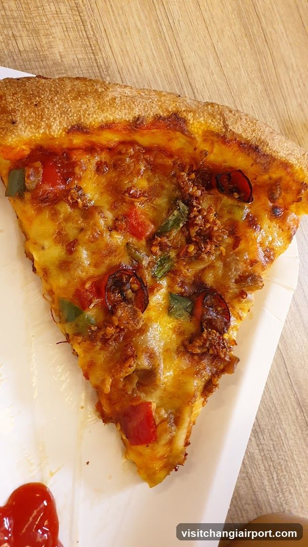 Pizza Slice with Toppings