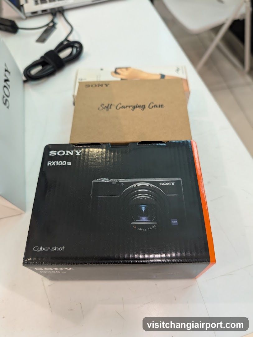 Sony RX100 Camera Box and Accessories