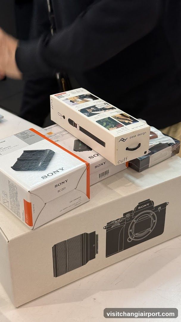 Sony Camera Accessories Display