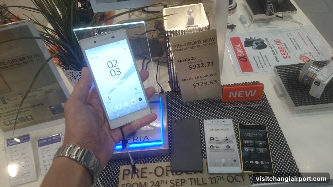 Xperia Z5 Display at Store