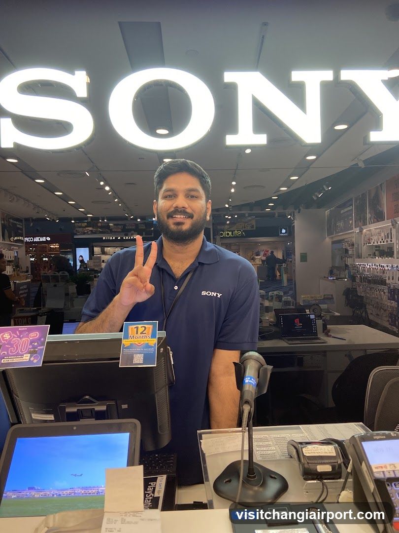 Sony Store Interior with Staff