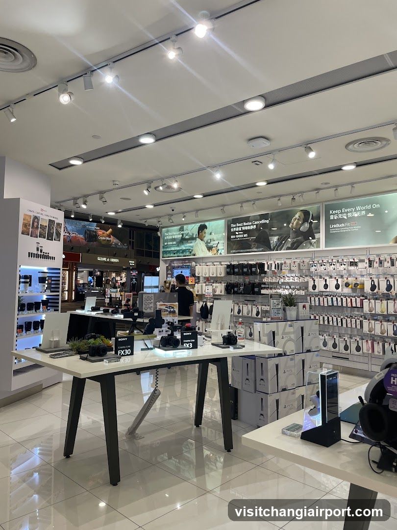 Electronics Store Interior