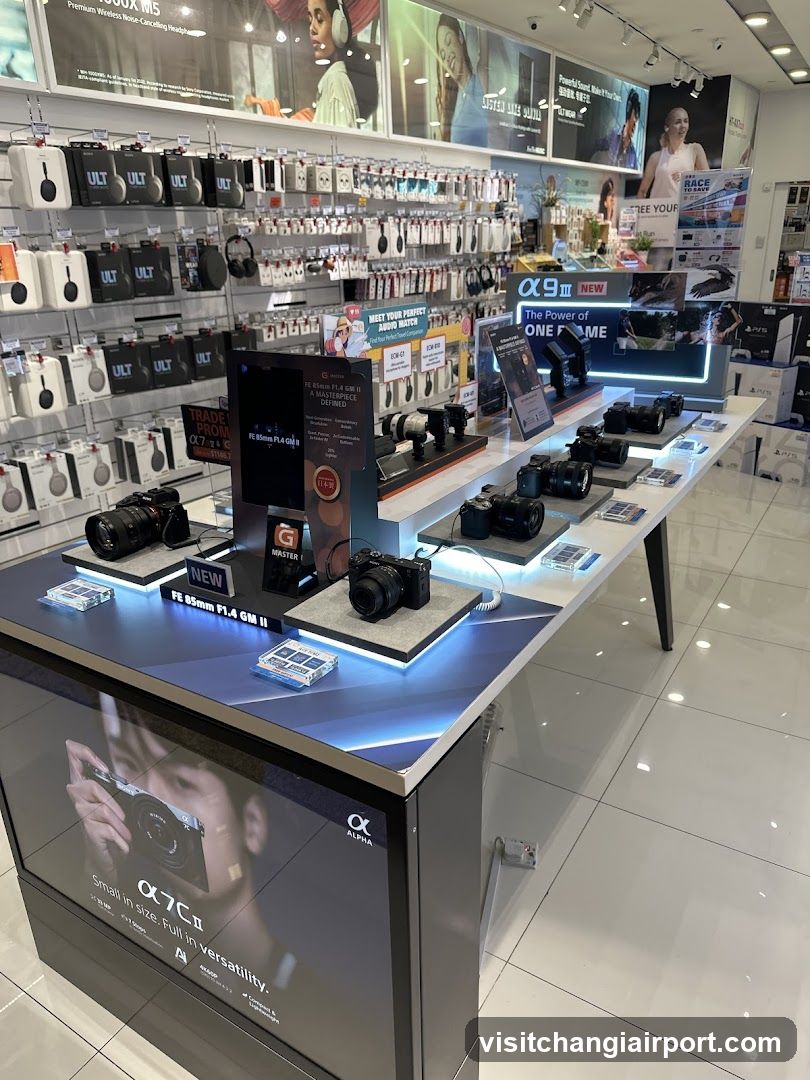 Electronics Store Interior Display