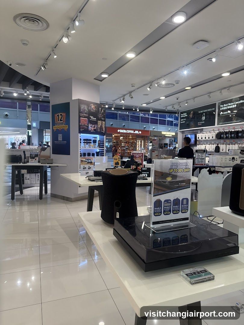 Electronics Store Interior Display