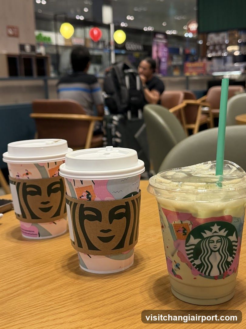 Starbucks Terminal 3 Departure Hall