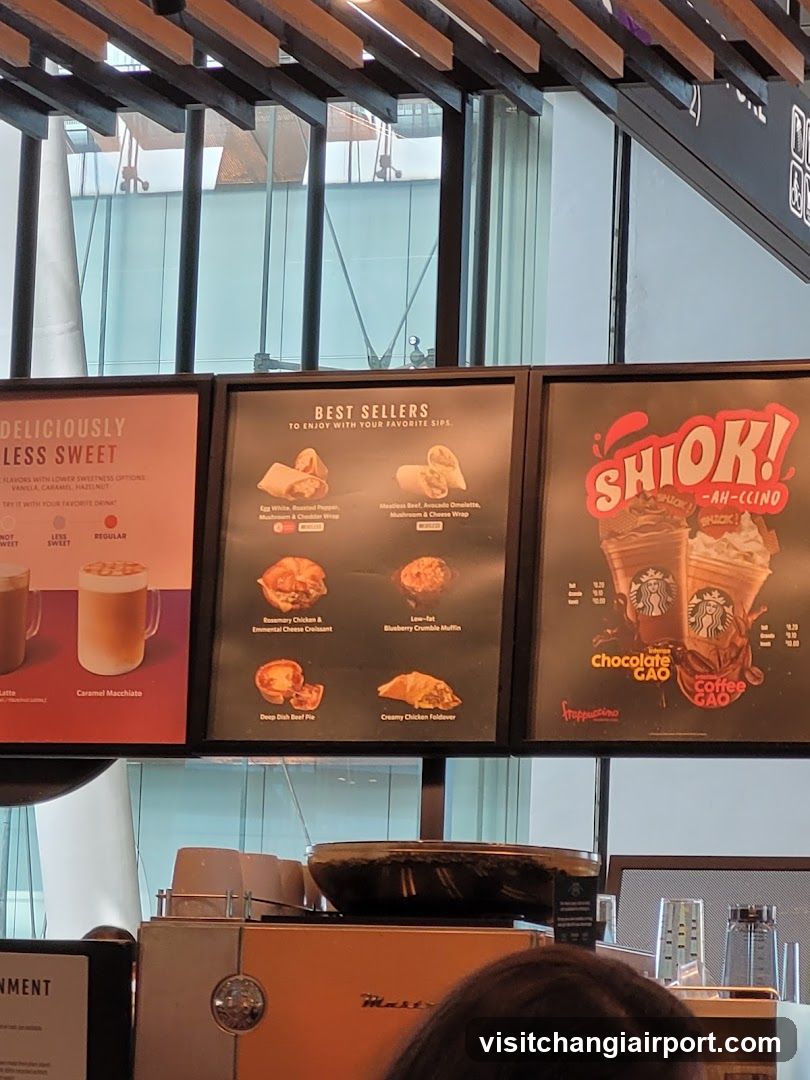Starbucks Menu Display