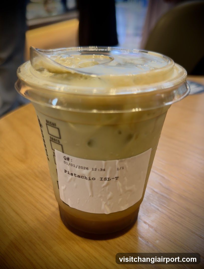 Iced Pistachio Coffee